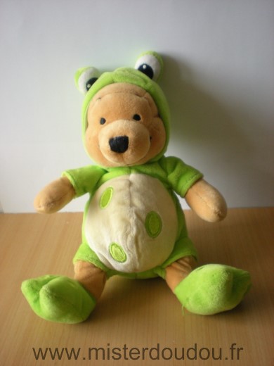 Disney Ours Winnie deguise en grenouille - Très bon état