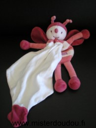 Sucre d orge Abeille Rose mouchoir blanc qui se range dans le ventre - Très bon état