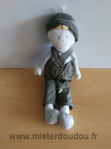 Berlingot Bonhomme Garcon salopette verte - Très bon état