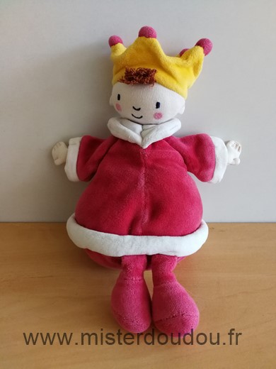 Katherine roumanoff Bonhomme Roi jaune rouge bordeau dim dam doum - Très bon état