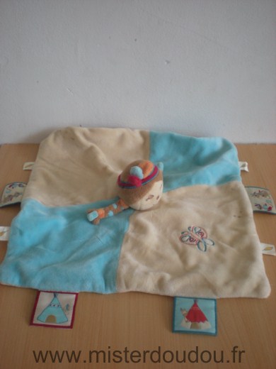 Noukie s Bonhomme Indien bleu beige - Très bon état