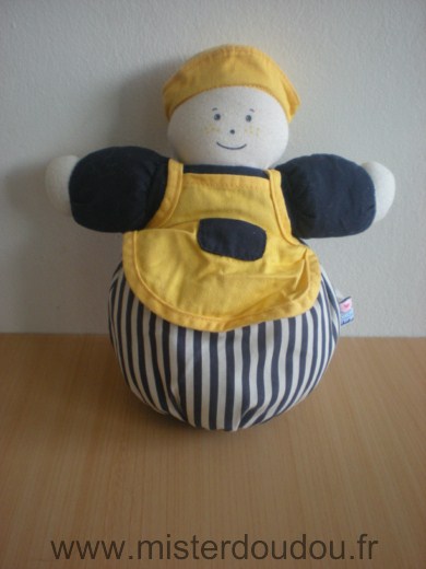 Sucre d orge Bonhomme Bleu marine jaune - Très bon état