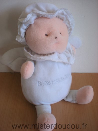 Ty Bonhomme Ange blanc blessing to baby - Très bon état