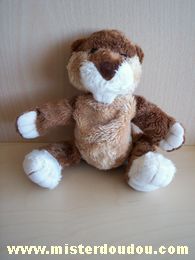 Trudi Castor Marron beige blanc - Très bon état