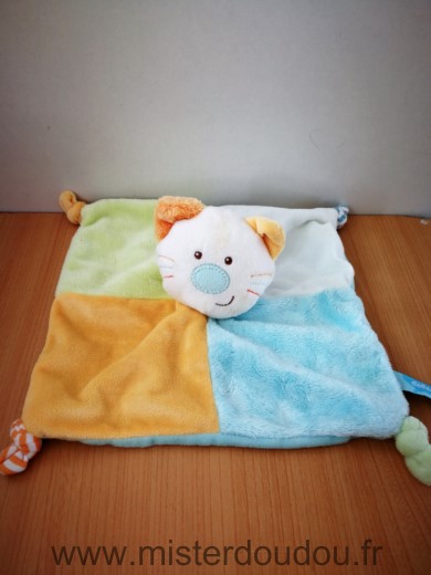 Bébérêve Chat Jaune bleu blanc vert - Très bon état