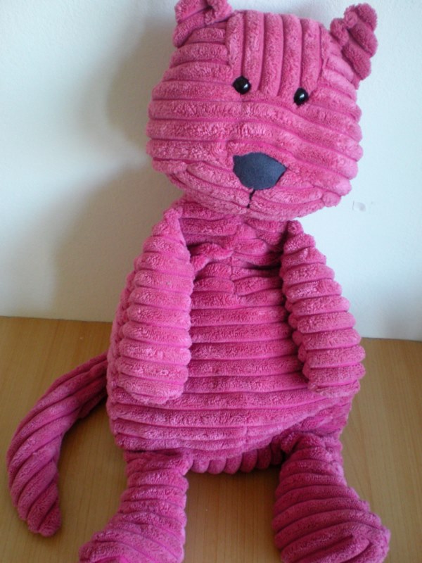 Jellycat Chat Rose - Très bon état