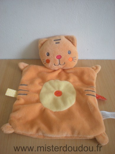 Nicotoy Chat Orange rond jaune - Très bon état