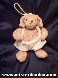 Barbara bukowski Chien Marron salopette beige - Très bon état