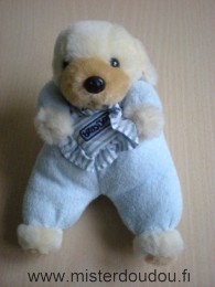 Bébisol Chien Bleu coussin rayé bleu blanc bebisol - Très bon état