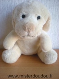 Bébisol Chien Ecru nez beige - Très bon état