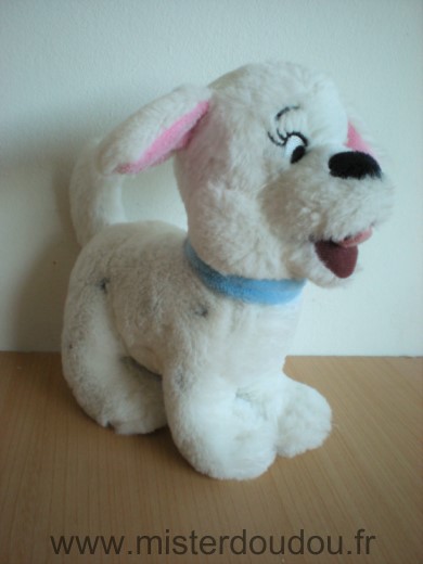 Disney Chien 101 dalmatien blanc collier bleu - Très bon état