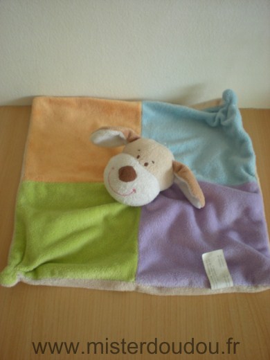 Zeeman Chien Mauve vert bleu orange - Très bon état
