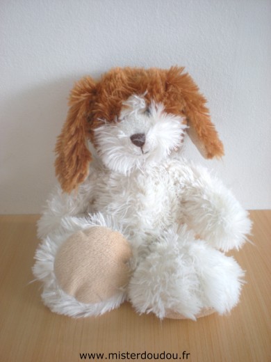 Marque Inconnue Chien Blanc marron - Très bon état
