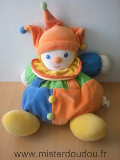 Kissy Clown Orange bleu vert - Très bon état