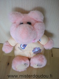 Ajena Cochon Rose orange motifs cake milk .. - Très bon état