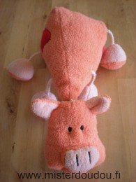 Cmp Cochon Rose coeur rouge - Très bon état