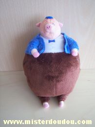 Disney Cochon Marron blanc veste bleu - Très bon état