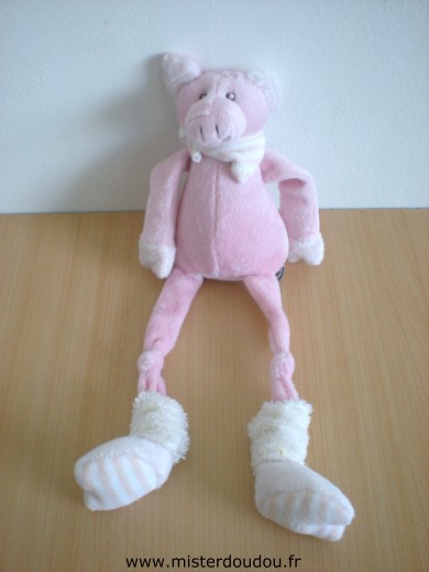 Les petites marie Cochon Rose longues pattes avec jambieres - Très bon état