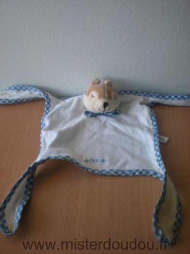 A derma Ecureuil Blanc bordure bleue - Bon état