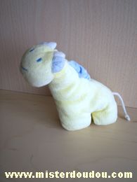 Auchan Eléphant Bleu rose rouge - Très bon état
