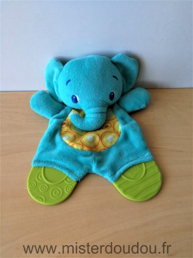 Bright starts Eléphant Bleu orange vert ronds - Très bon état