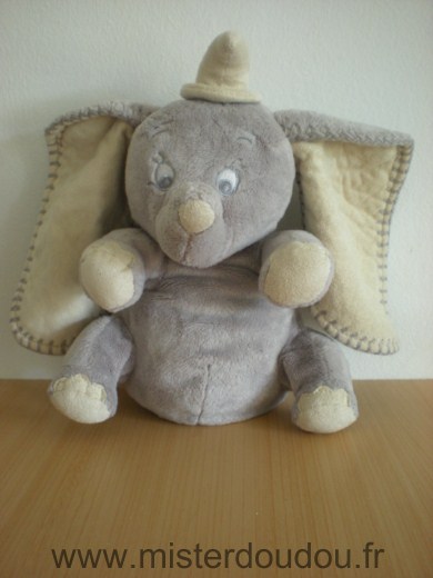 Disney Eléphant Dumbo gris ecru - Très bon état