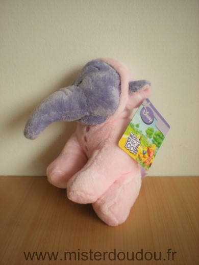 Disney Eléphant Lumpy mauve habit rose - Neuf