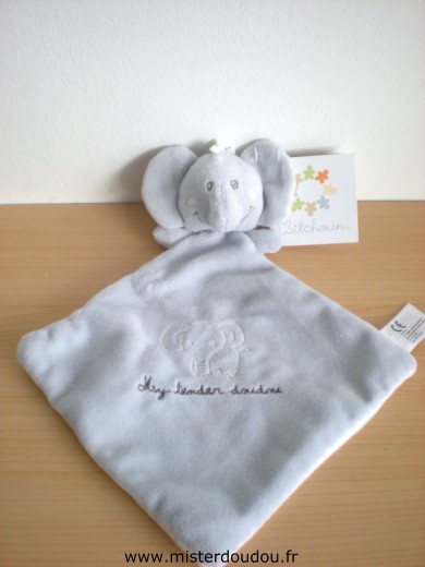 Nicotoy Eléphant Gris blanc - Neuf