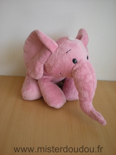 Planet pluch Eléphant Rose - Bon état