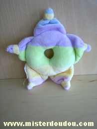 Cmp Etoile Jaune vert mauve bleu pastels - Très bon état