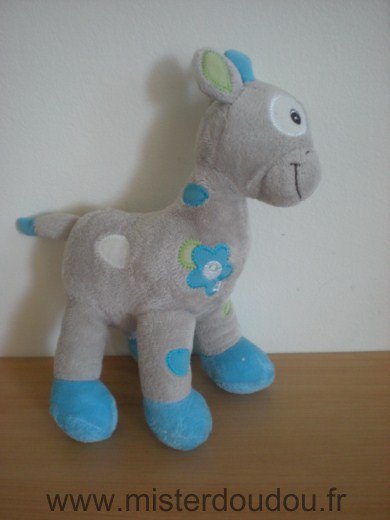 Arthur et lola Girafe Gris bleu - Très bon état