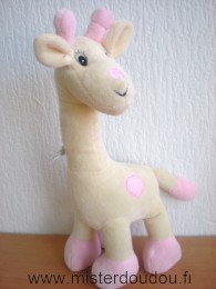 Arthur et lola Girafe Jaune coeur rose - Très bon état