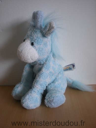 Mary meyer Girafe Blanc taches bleu - Très bon état