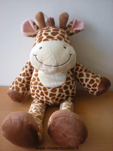 Nicotoy Girafe Ecru taches marron - Neuf