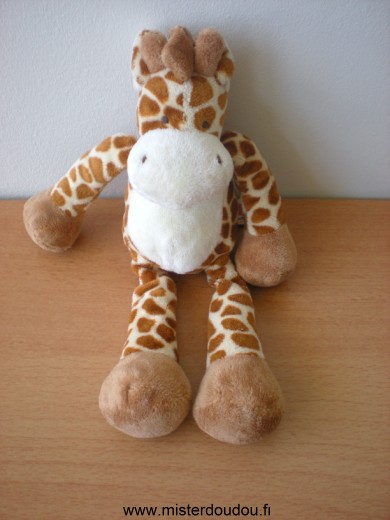 Nicotoy Girafe Jaune taches marron - Très bon état