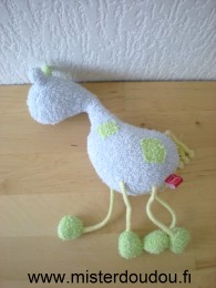 Tex Girafe Bleu vert tissus éponge - Très bon état