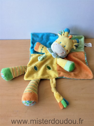 Vetir Girafe Jaune orange bleu vert - Très bon état