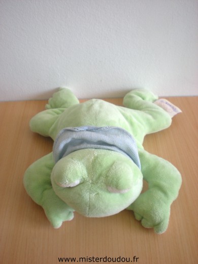 Noukie s Grenouille Vert foulard bleu - Très bon état