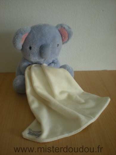 Tigex Koala Mauve mouchoir blanc - Très bon état