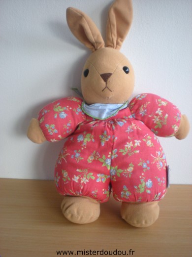 Ajena Lapin Rouge à motifs fleurs - Très bon état