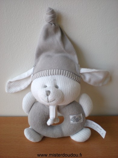 Anna club plush Lapin Gris blanc - Bon état