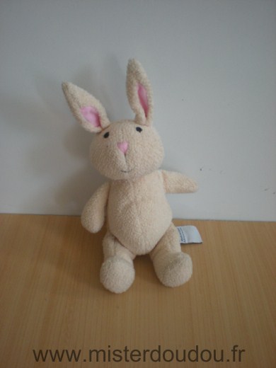 Baby gap Lapin Ecru rose - Très bon état