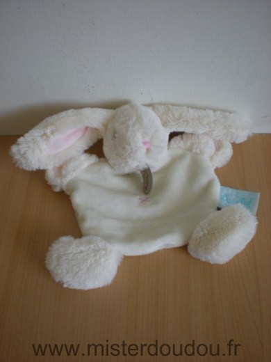 Baby nat Lapin Ecru blanc rose - Très bon état