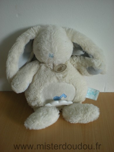 Baby nat Lapin Ecru bleu - Très bon état
