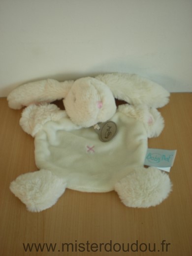 Baby nat Lapin Ecru rose - Très bon état