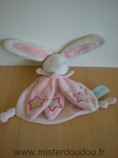 Baby nat Lapin Rose blanc etoiles - Très bon état