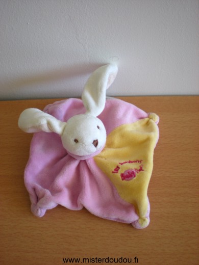 Baby nat Lapin Rose jaune les bonbons - Très bon état
