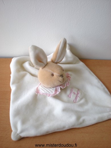 Doudou et compagnie Lapin Rose clair - Etat moyen