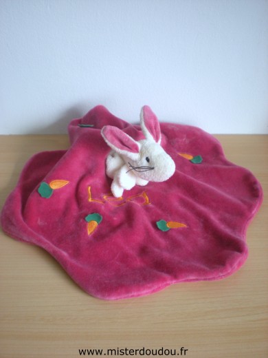 Egmont toys Lapin Blanc fushia - Très bon état