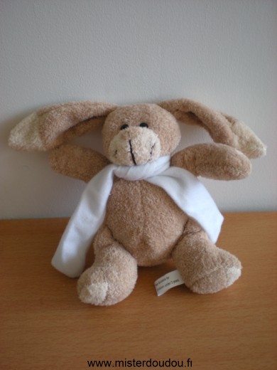 Inspirion Lapin Beige echarpe blanche - Très bon état